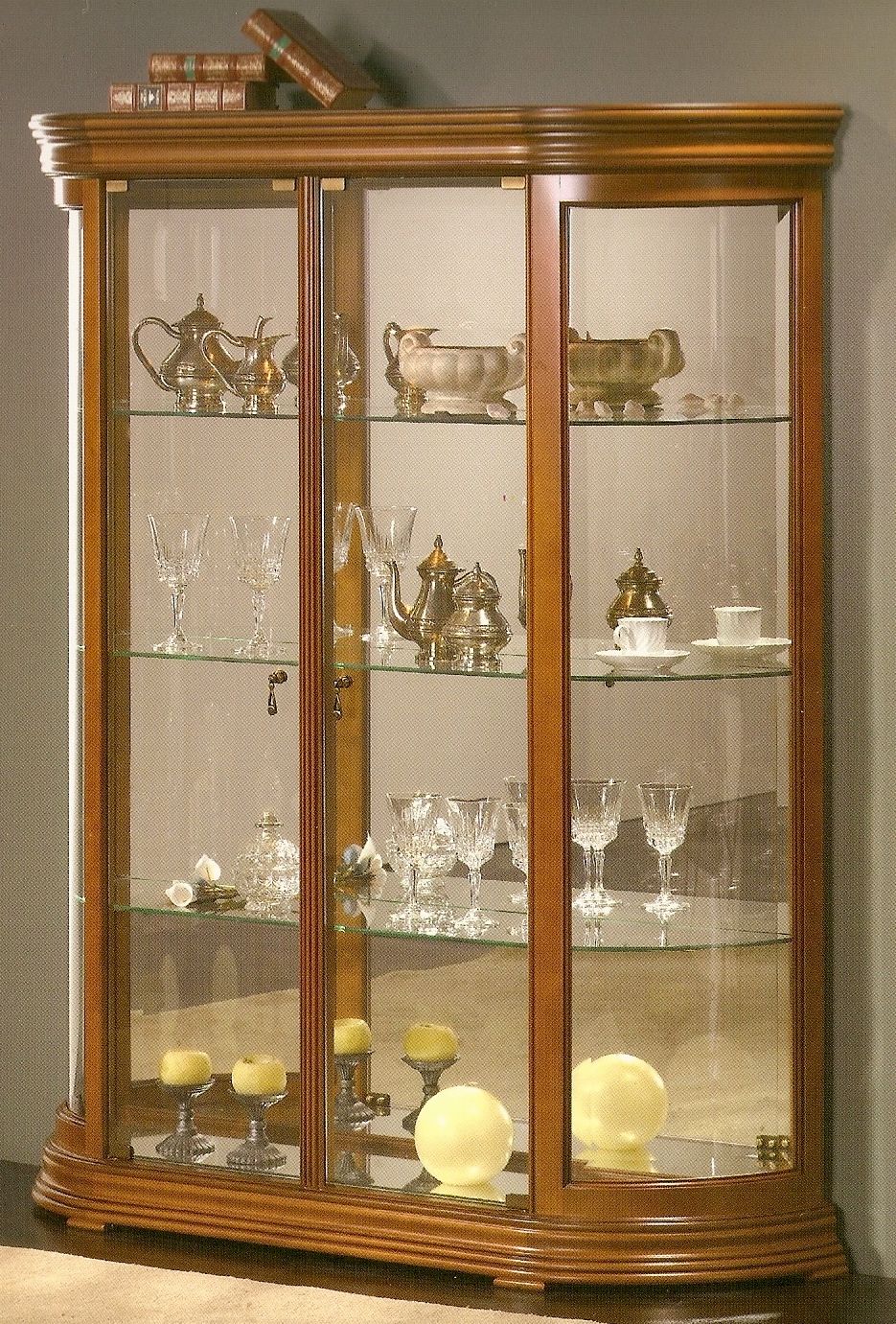 NS002 Carved Wooden crockery Almirah — Designed Carved Wooden Crockery Almirahs by NS Furniture Saharanpur
